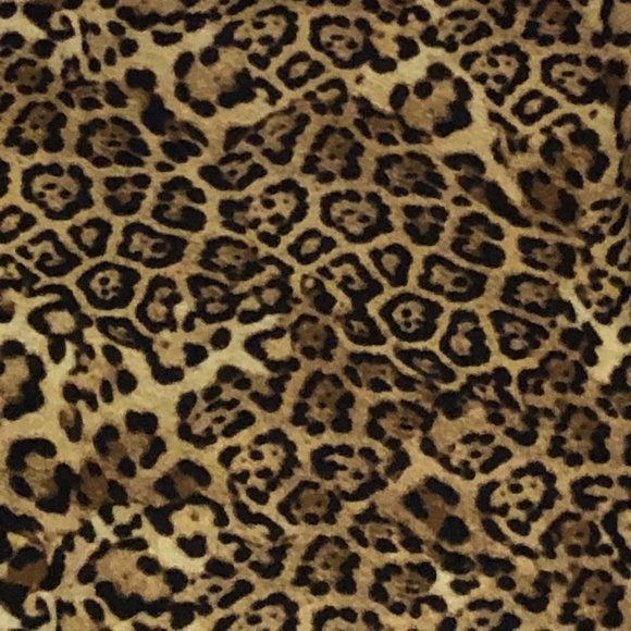 Girls Night Out Warm Felt Sexy Leopard Print Cheetah Long Sleeves thermal Top - Picture 9 of 16